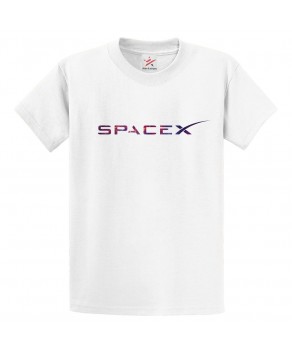 SpaceX Classic Unisex Kids and Adults T-Shirt for Tech Lovers